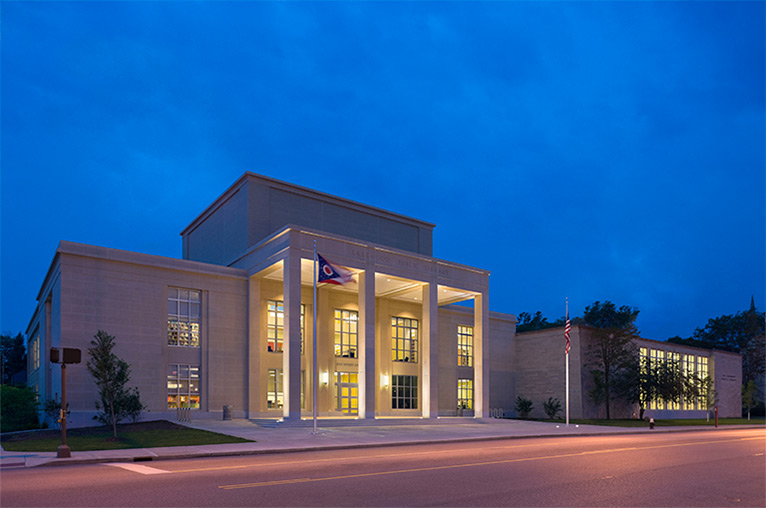 lakewood-public-library-night-exterior-looking-southwest-along-detroit-avenue-robert-am-stern