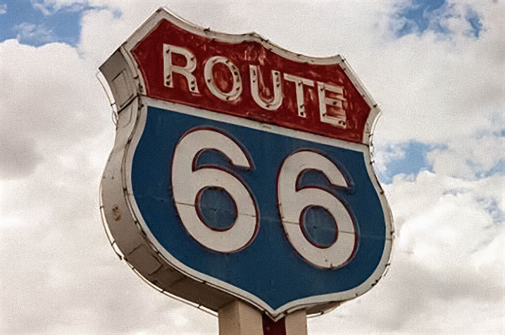 Route 66 signage