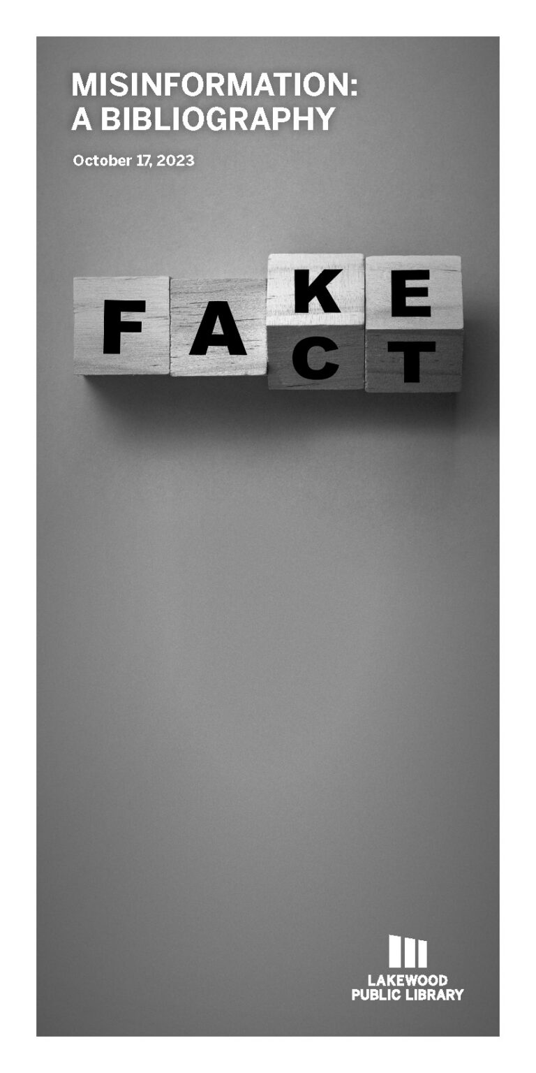 Cover art for Misinformation: A Bibliography