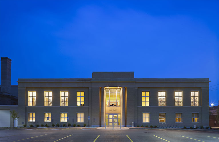 Lakewood Public Library Entrance