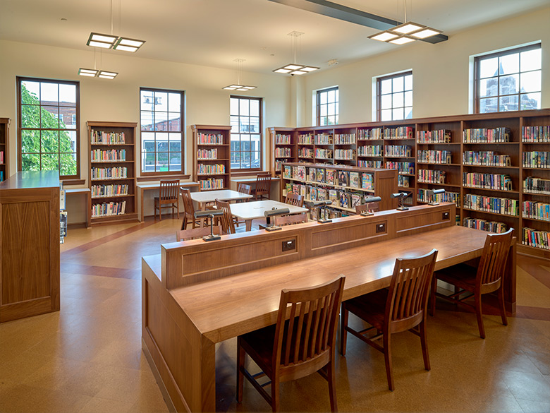 madison branch adult room, photo by Roger Mastroianni